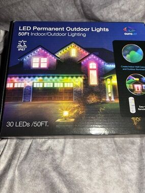 AuraLED Multi-Color LED Permanent Outdoor Lights - 50ft